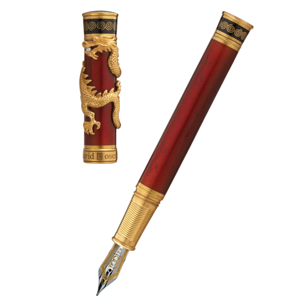 David Oscarson – Black Water Dragon Collection - Ruby Red