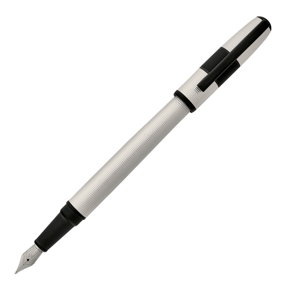 Hugo Boss Grid Pearl Füllfederhalter