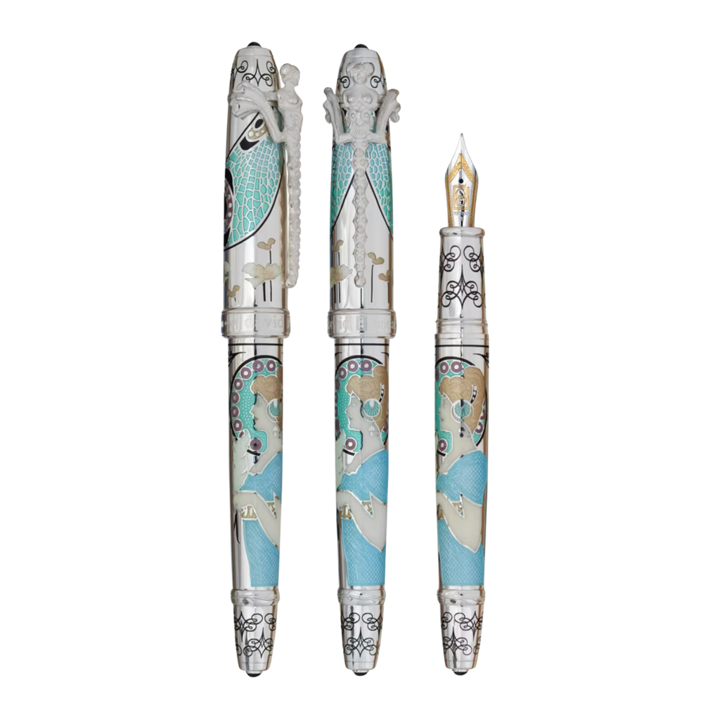 David Oscarson – 25th Anniversary Art Nouveau Collection - Aquamarine