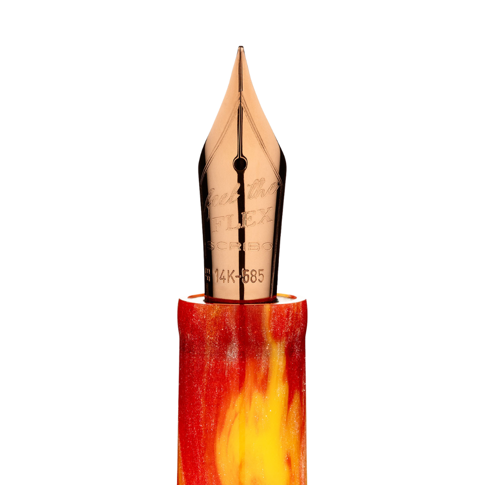 Scribo LA DOTTA Uovo In Raviolo PVD Corten Trim Füllfederhalter