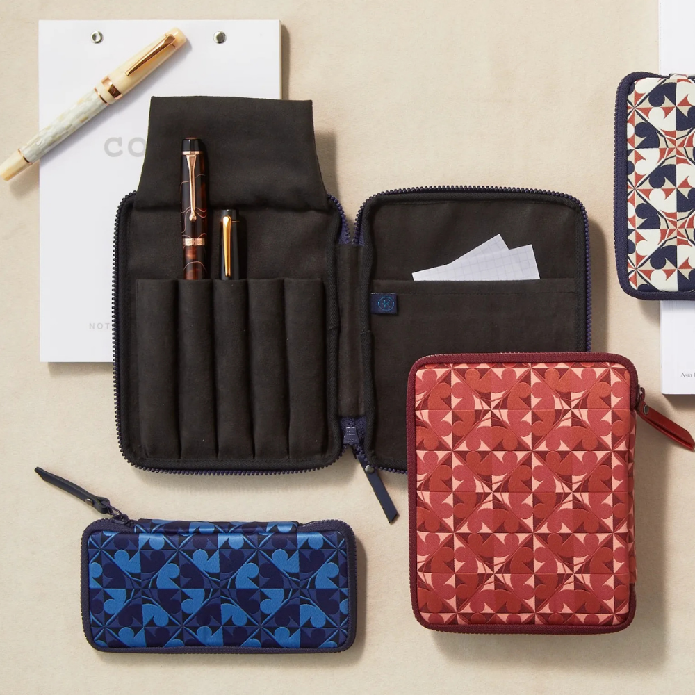 Kyoku haku Archeology Zippered Pen Case für 5 Schreibgeräte