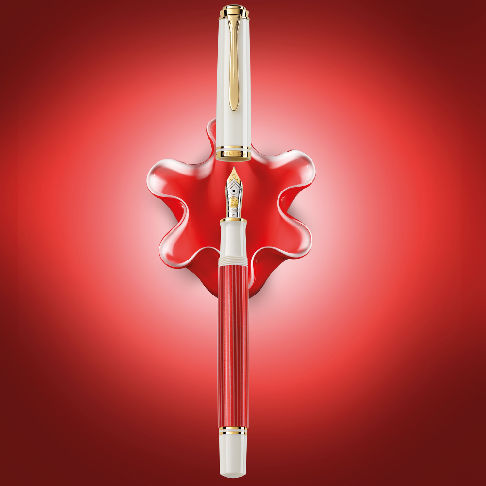 Pelikan M600 Rot-Weiß Füllfederhalter
