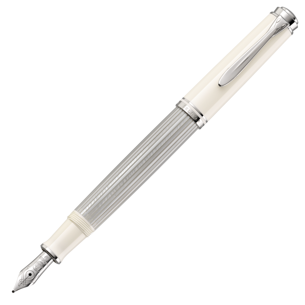 Pelikan M405 Silber-Weiß Füllfederhalter