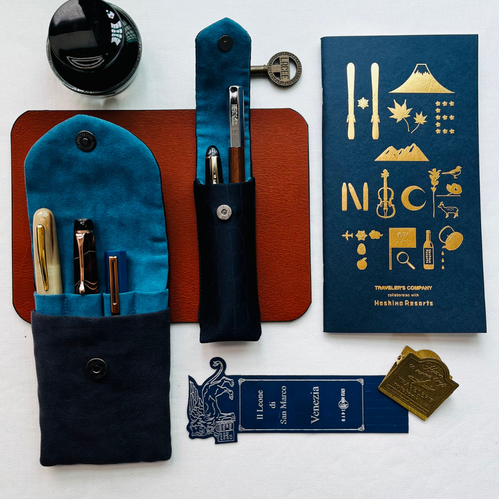 Kyoku haku Classic Pen Sleeve für 1 Schreibgerät
