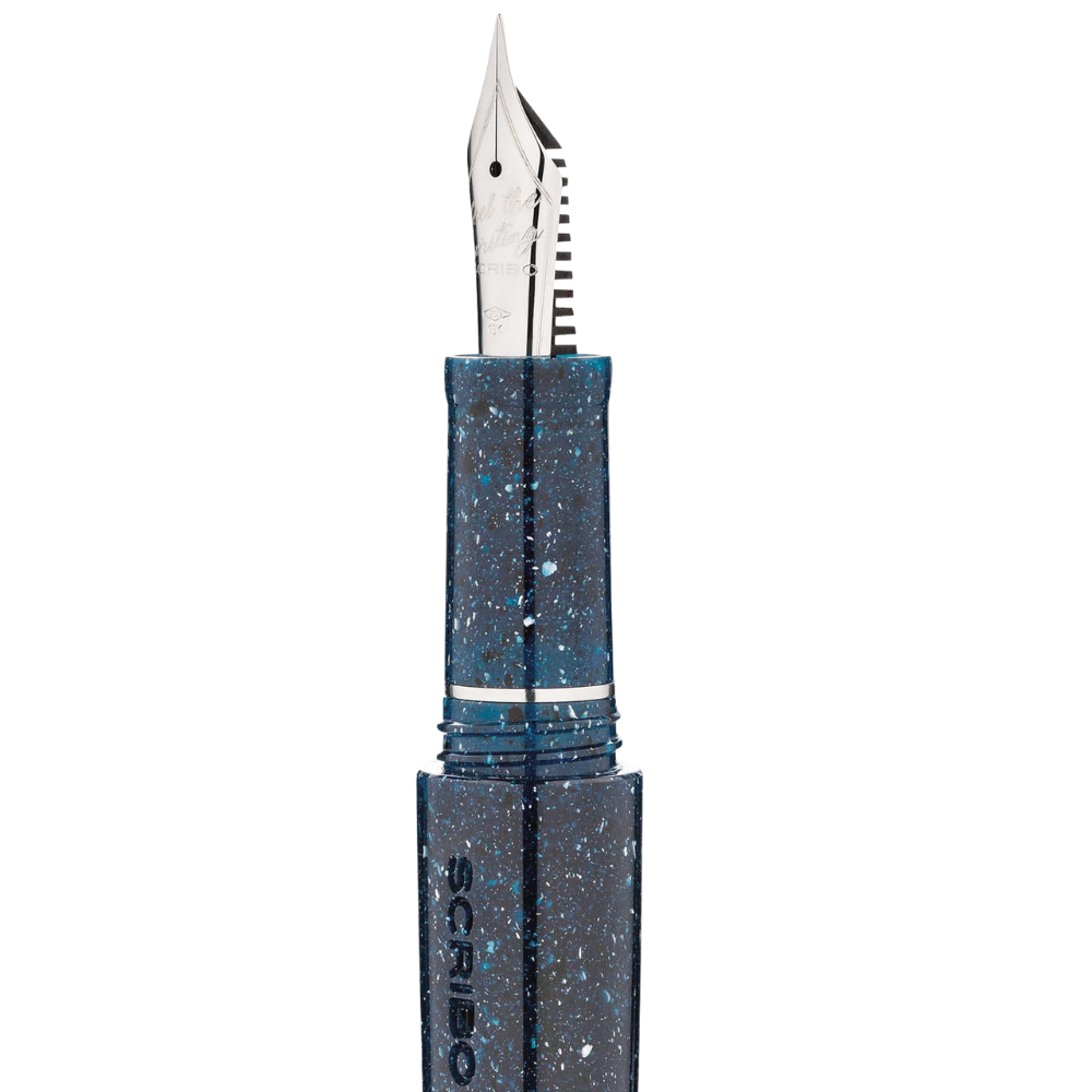 Scribo PIUMA A Riveder Le Stelle Platin Trim Füllfederhalter