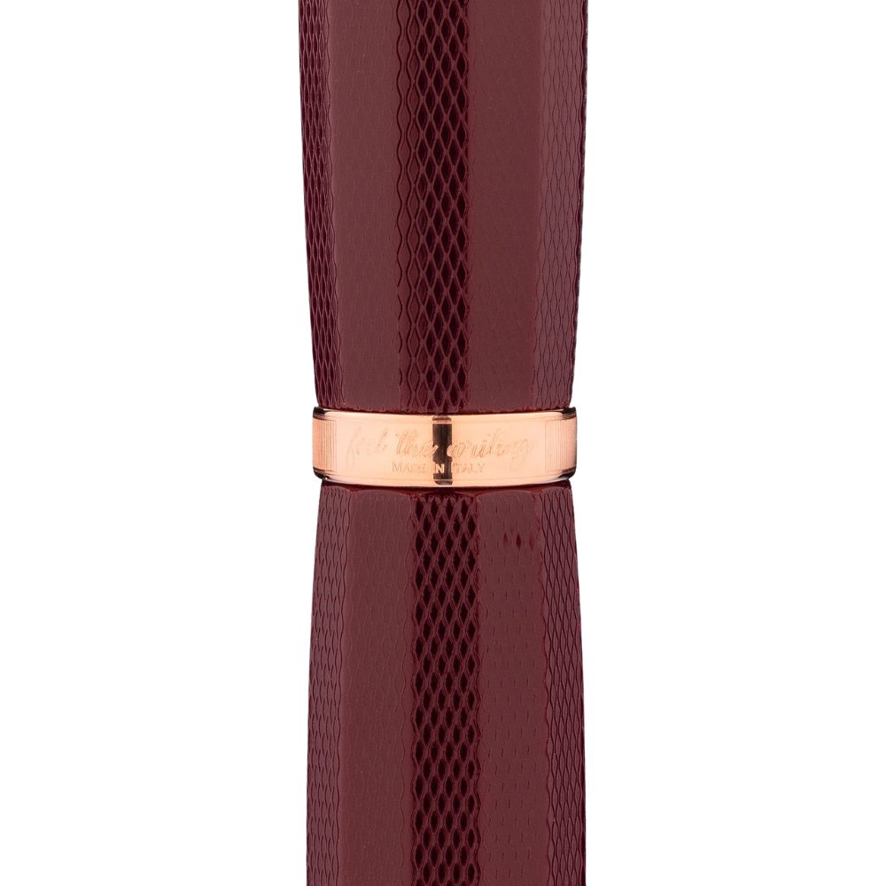 Scribo FEEL Dandy Velvet Roségold Trim Füllfederhalter