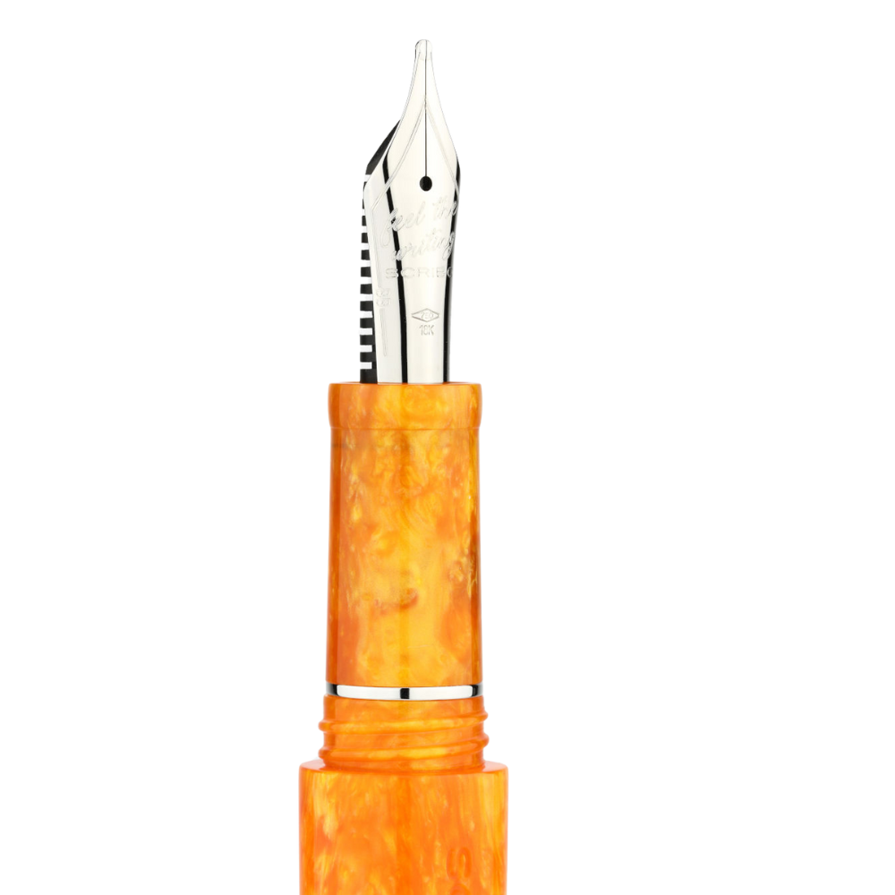 Scribo PIUMA Corniola Platin Trim Füllfederhalter