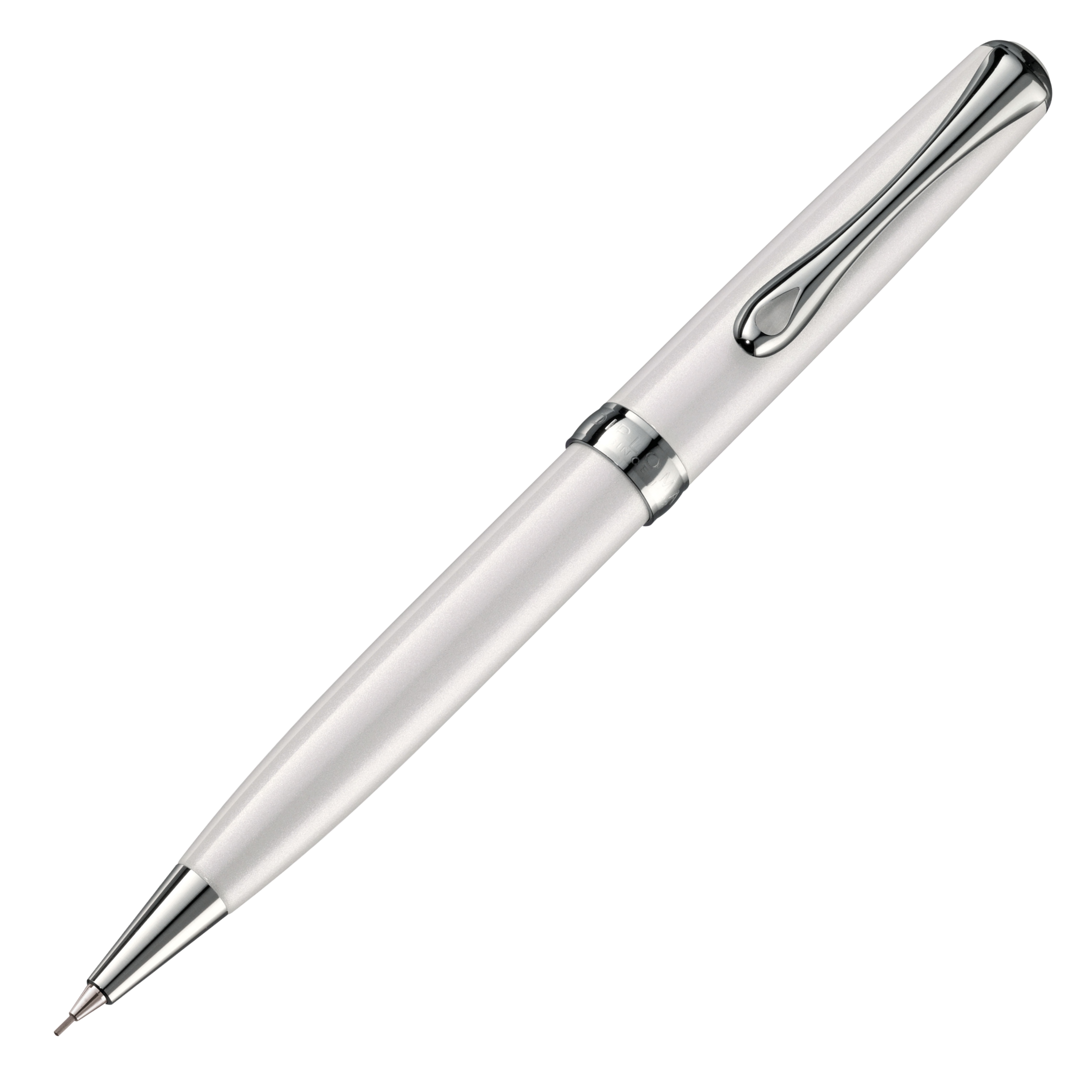 Diplomat Excellence A2 Weiß Perlmutt Drehbleistift