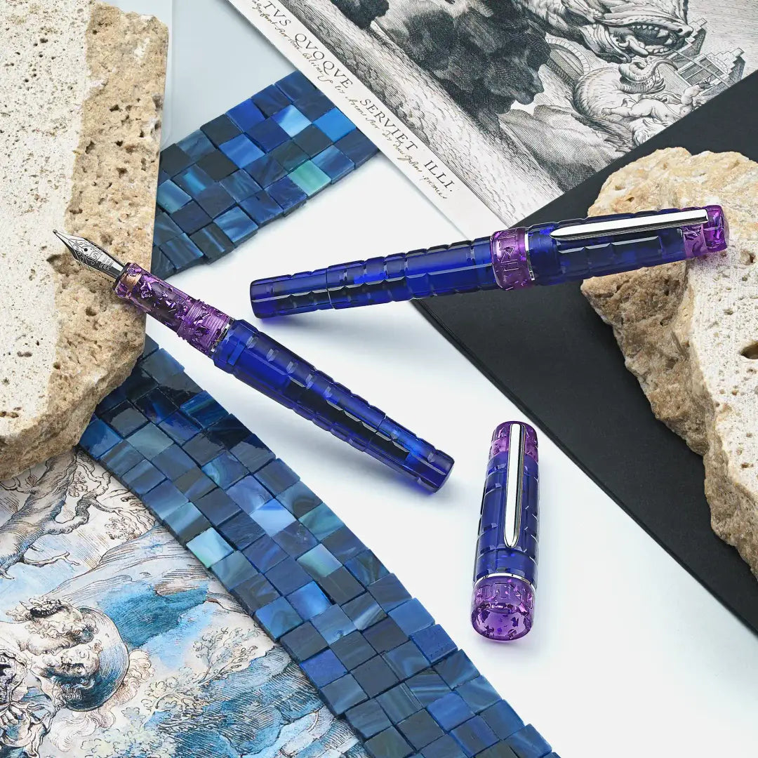 Benu Tessera - Tanzanite Füllfederhalter