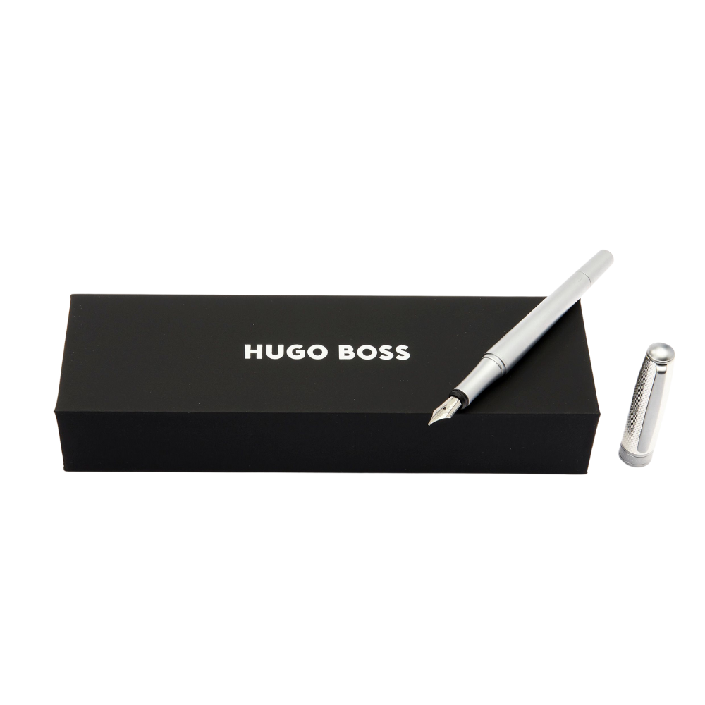 Hugo Boss Essential Metal Silver Füllfederhalter