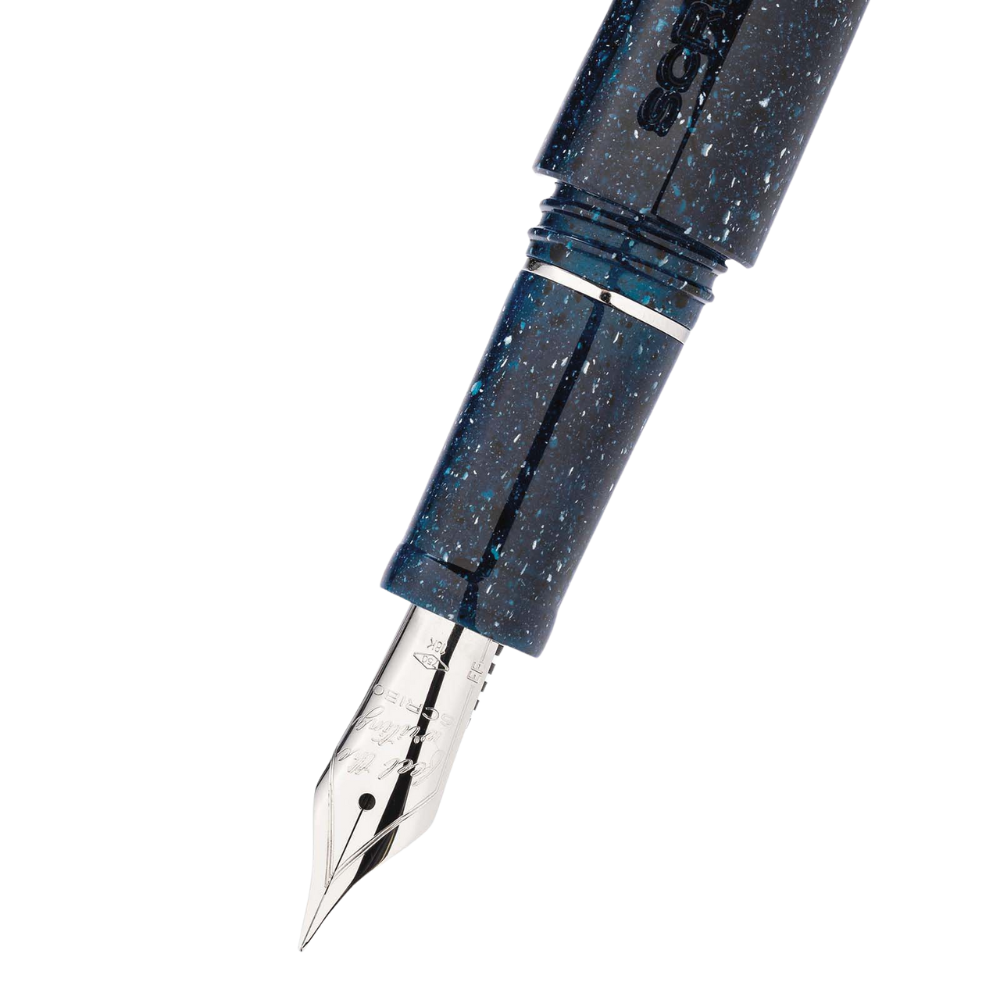 Scribo PIUMA A Riveder Le Stelle Platin Trim Füllfederhalter