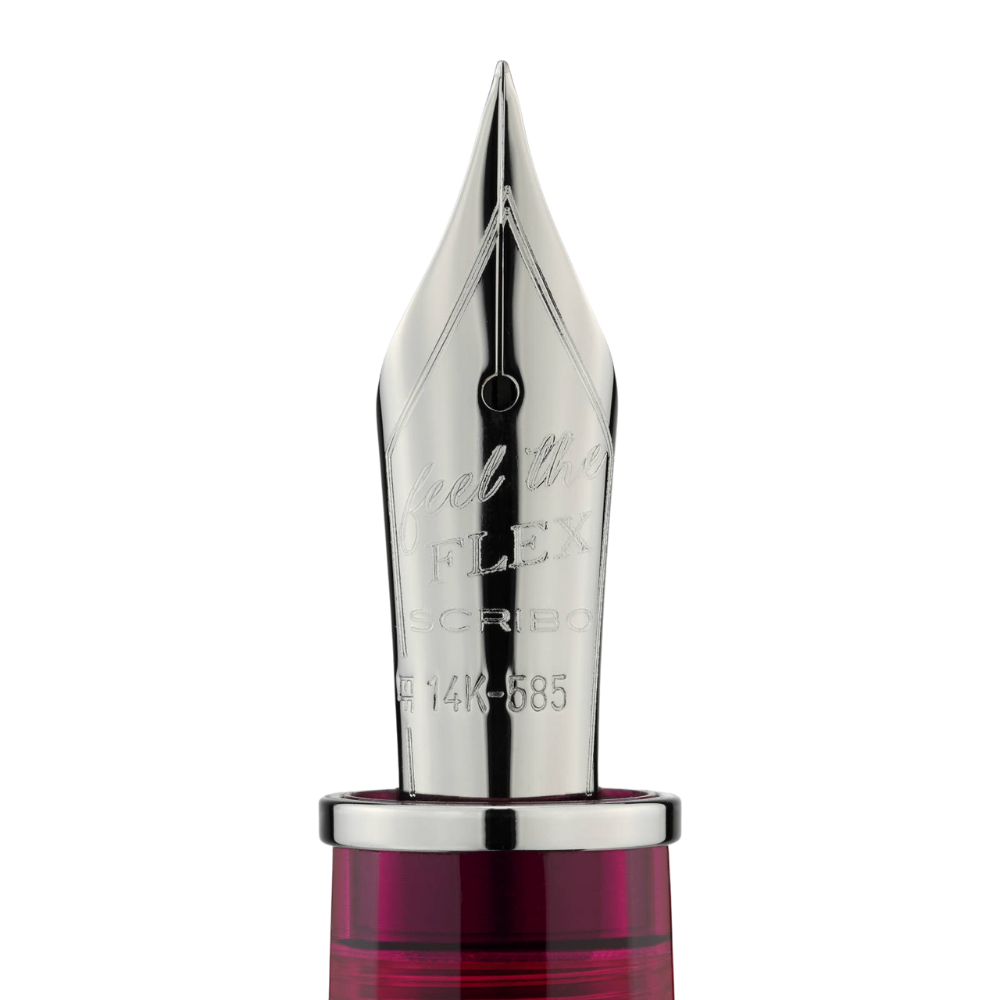 Scribo FEEL Ombre Magenta Ruthenium Trim Füllfederhalter
