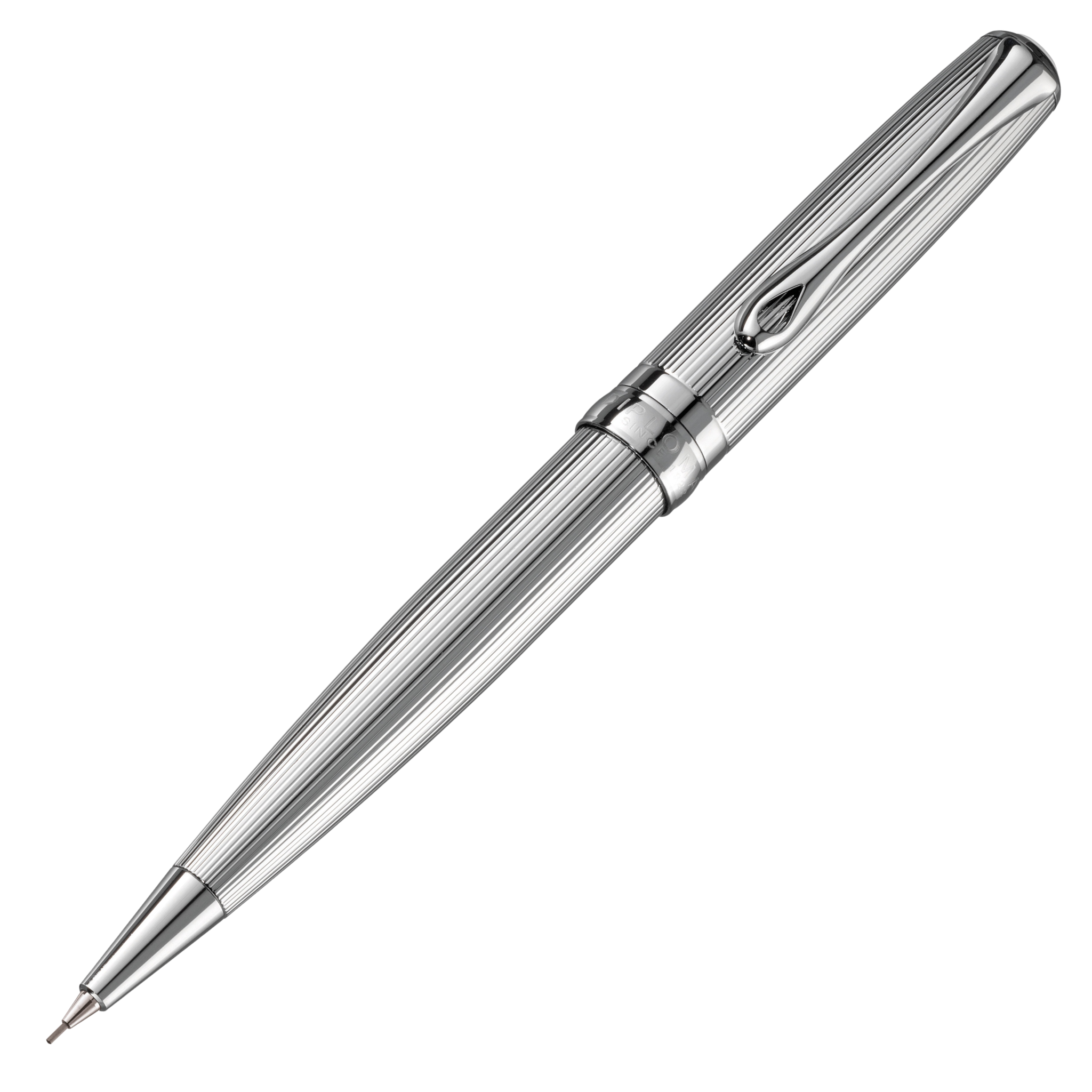 Diplomat Excellence A2 Guillochiert Chrom Drehbleistift