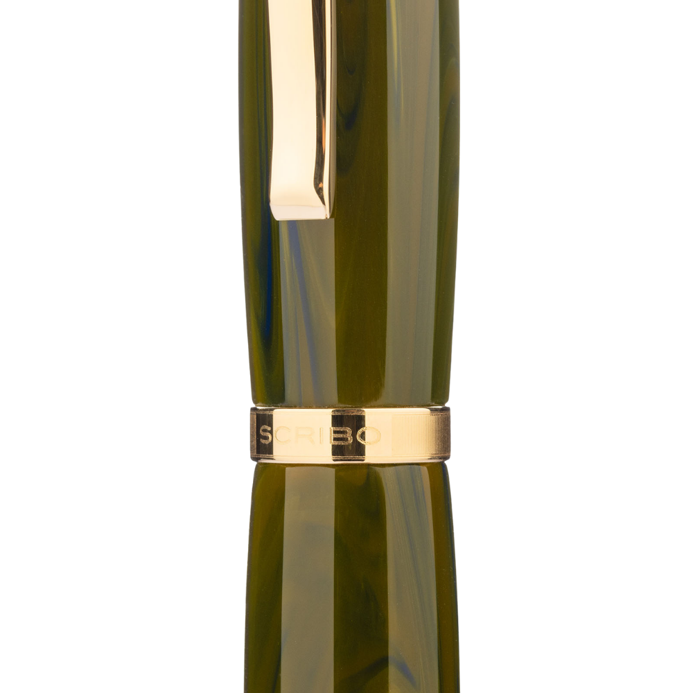 Scribo FEEL Laguna Gold Trim Fountain Pen