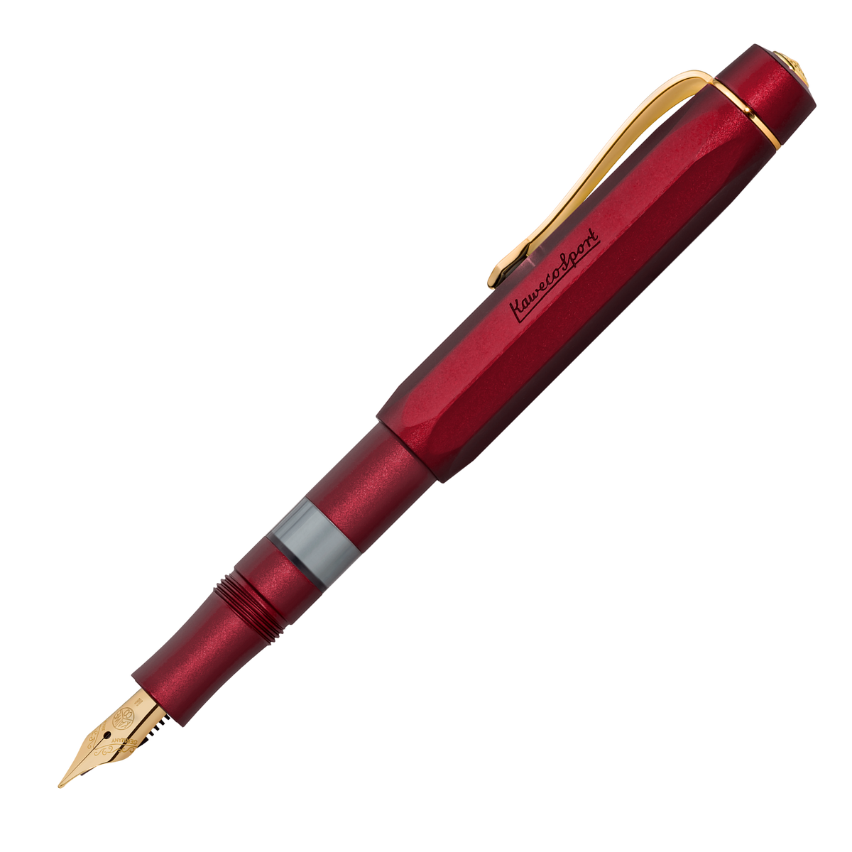 Kaweco AL Sport Bordeaux Piston Fountain Pen