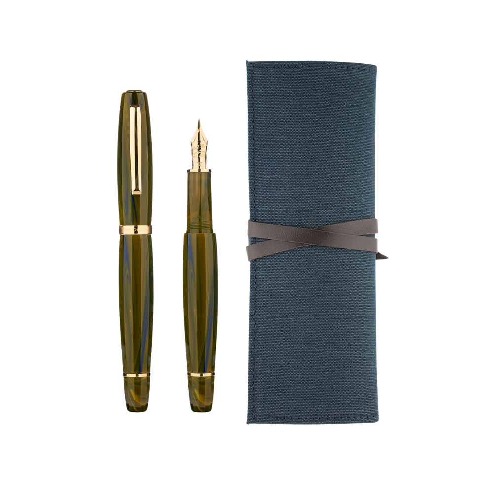 Scribo FEEL Laguna Gold Trim Fountain Pen