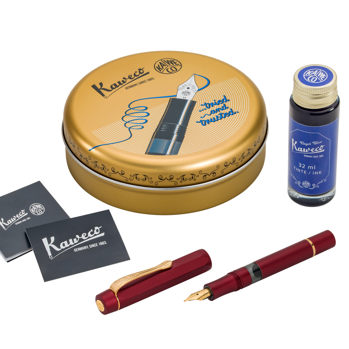 Kaweco AL Sport Bordeaux Piston Fountain Pen