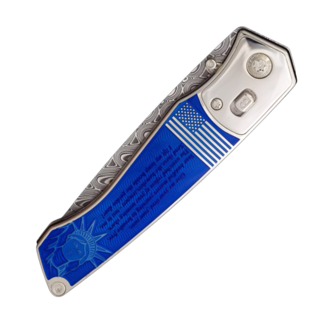 David Oscarson – Ellis Island Collection - Sapphire Blue - Messer