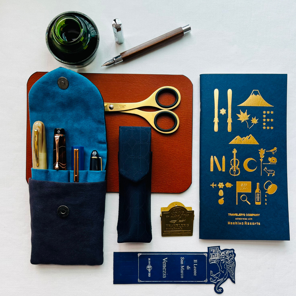 Kyoku haku Classic Pen Sleeve für 1 Schreibgerät