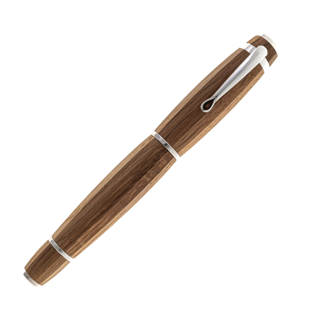 Scribo La Tradizionale Limited Edition Oak Wood & Silver Füllfederhalter