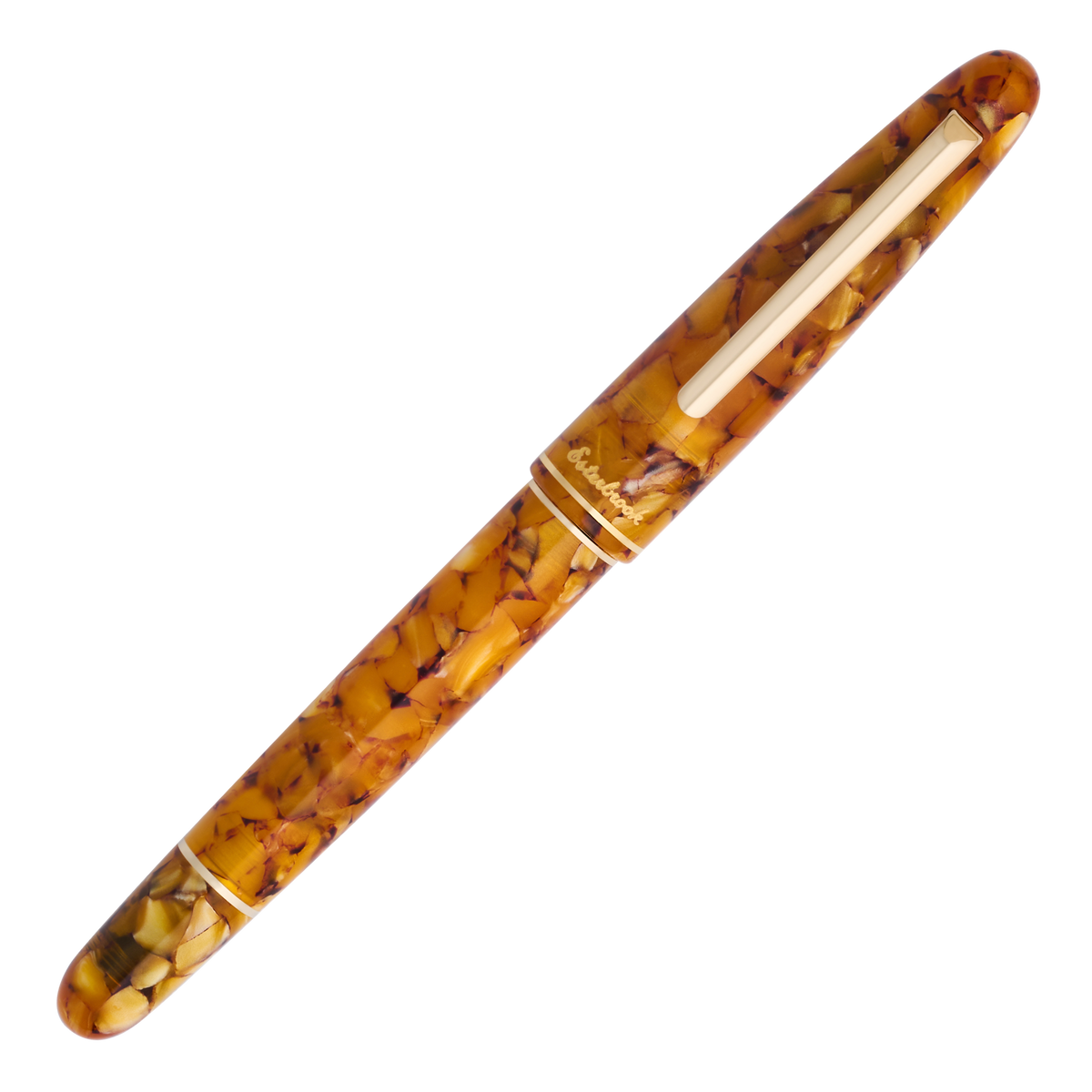 Esterbrook Estie Honeycomb Gold Trim Button Piston Fountain Pen