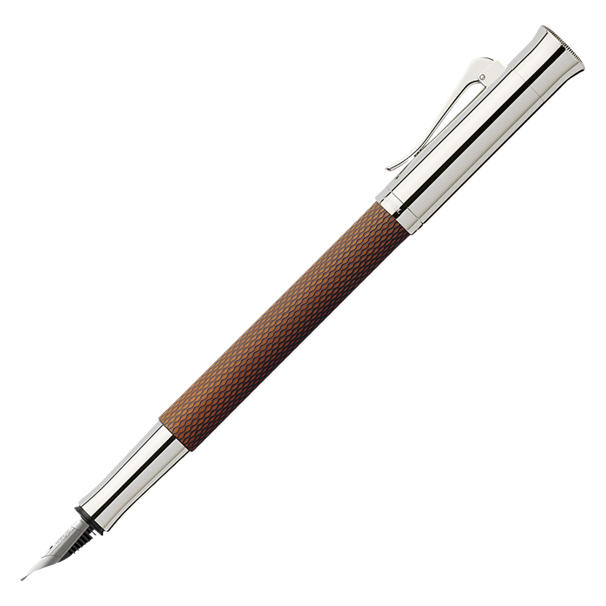 Graf von Faber-Castell Guilloche Cognac Fountain Pen