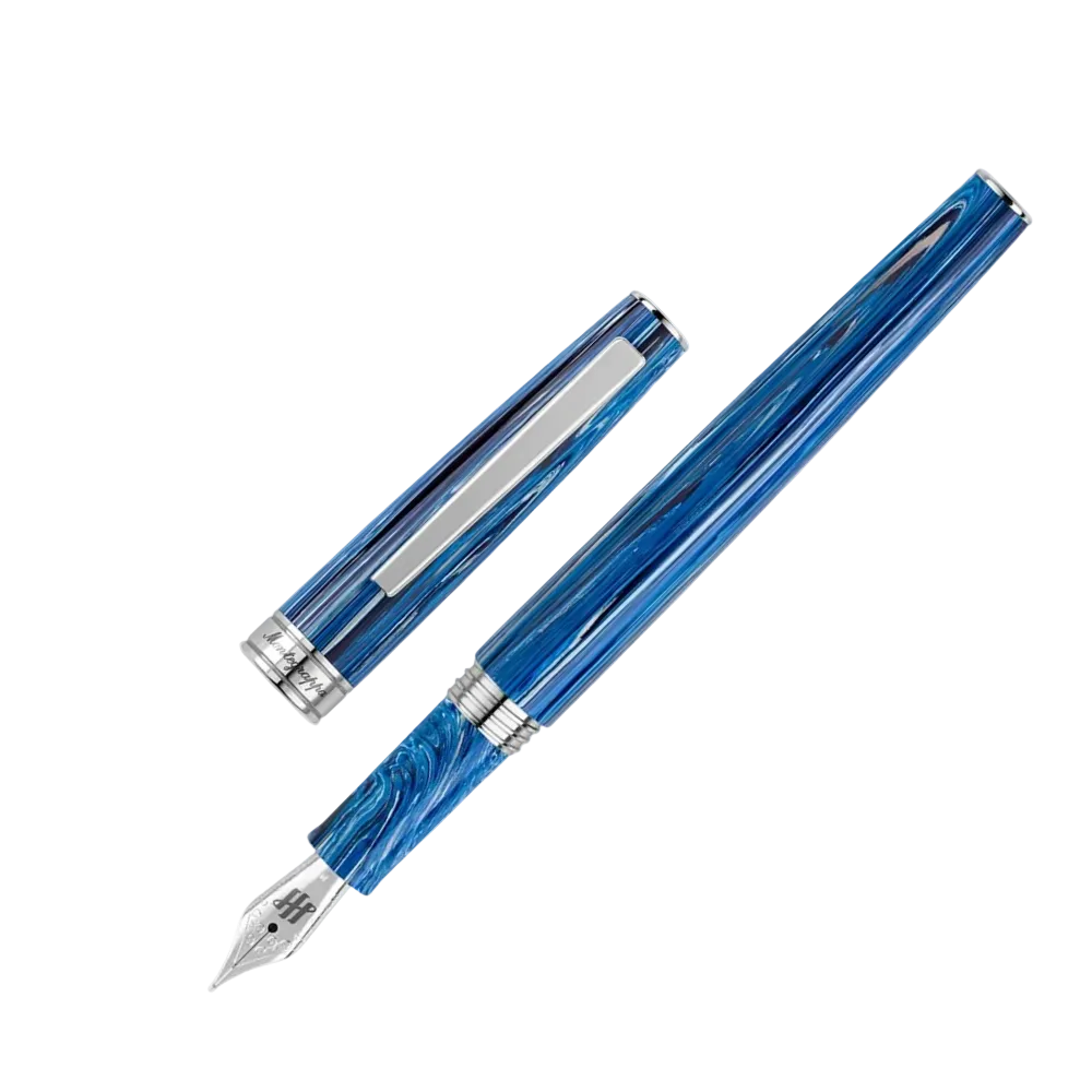 Side view of the Armonia Fountain Pen, showcasing its precision and craftsmanship.