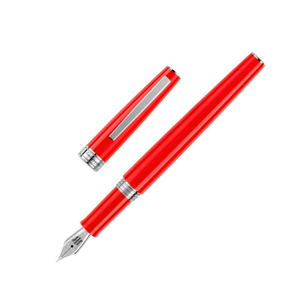 Packaging of the Armonia Fountain Pen in a sleek green box.