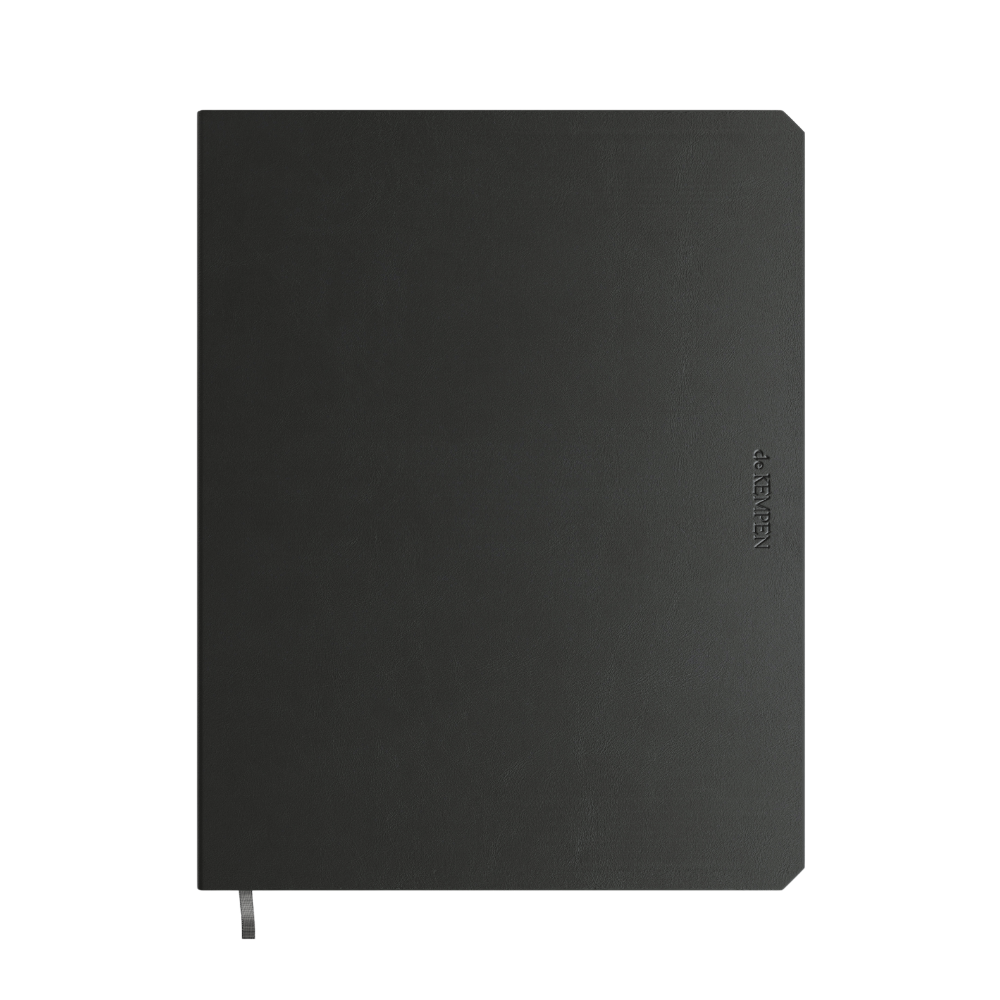 de KEMPEN Notizbuch Ashblack
