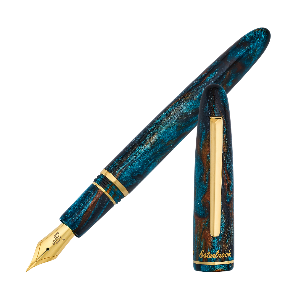 Esterbrook Estie BUNGUBOX The Kingfisher Gold Trim Füllhalter