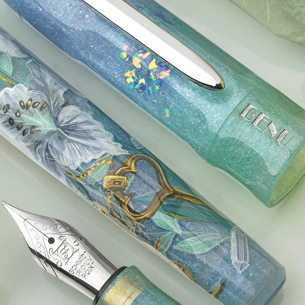 Benu Talisman White Lily Fountain Pen