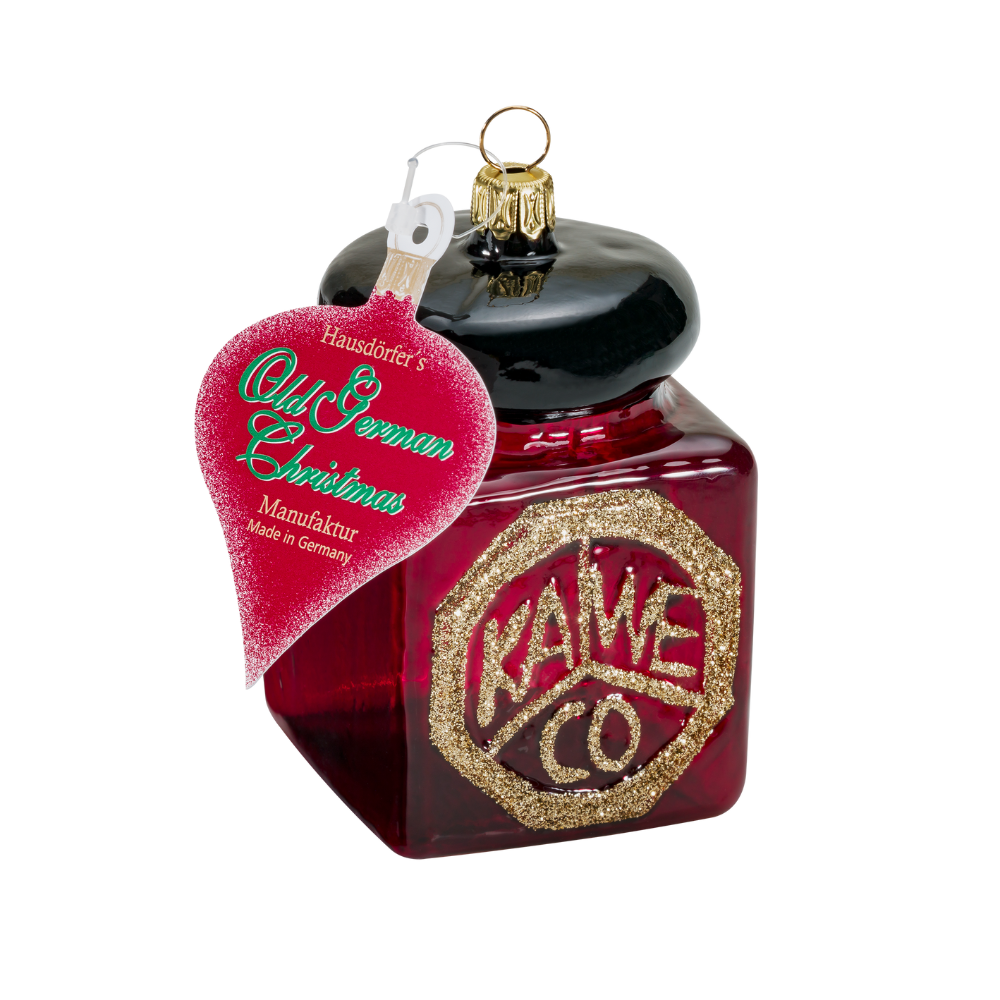 Kaweco Glas Ink Bottle Bordeaux Weihnachtsornament