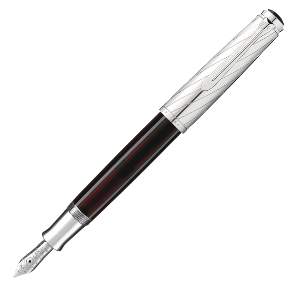 Pelikan M625 Rot-Transparent Füllfederhalter