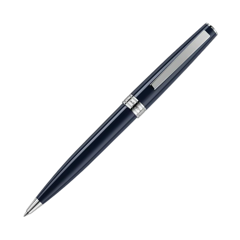 Montegrappa Armonia Mini Dark Blue Kugelschreiber, elegantes Design mit Edelstahl-Akzenten