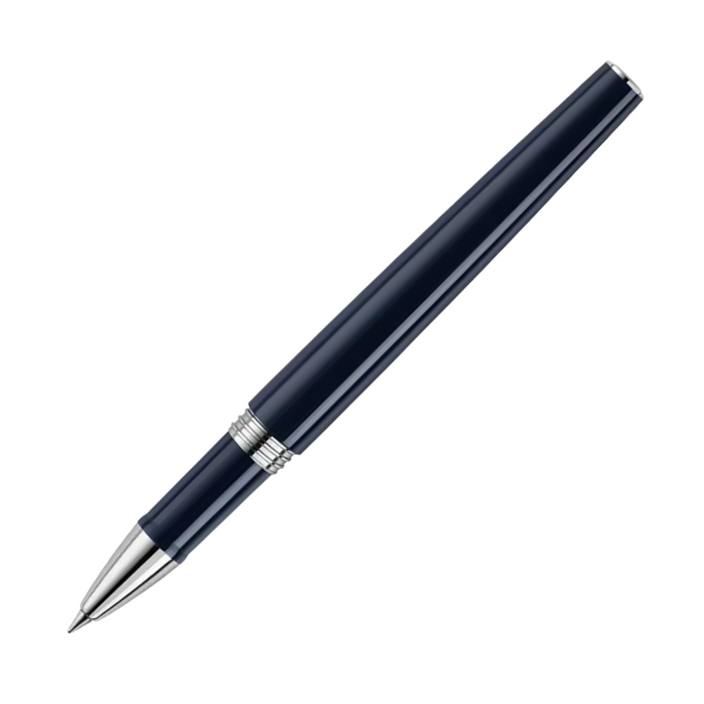 Montegrappa Armonia Mini Dark Blue Rollerball Pen, Detailansicht des Schaftes