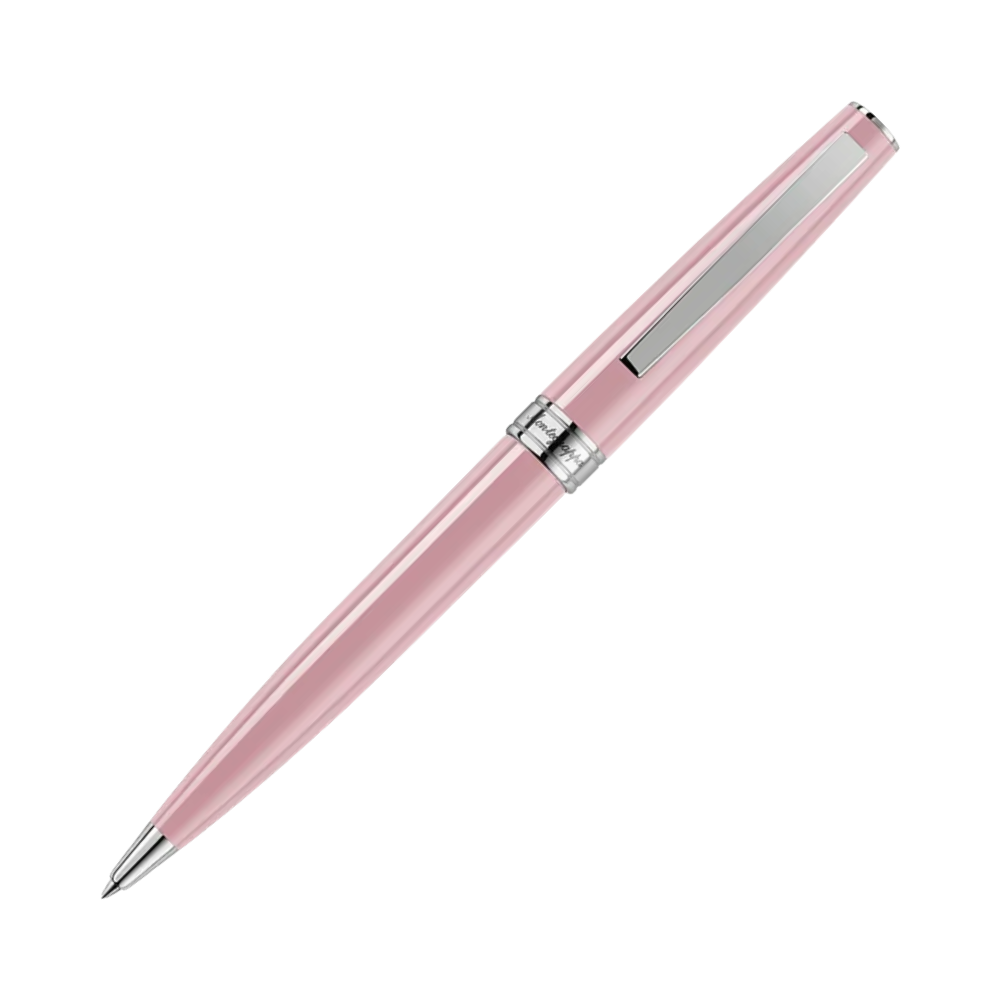 Montegrappa Armonia Mini Pink Kugelschreiber, elegantes Design mit Edelstahl-Akzenten