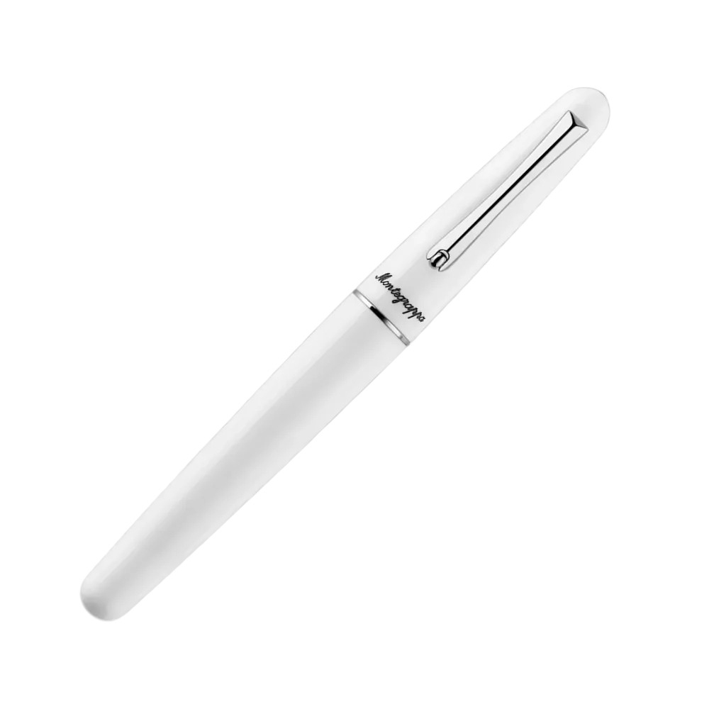 Montegrappa Elmo 01 Fountain Pen in Frost (Cap side)