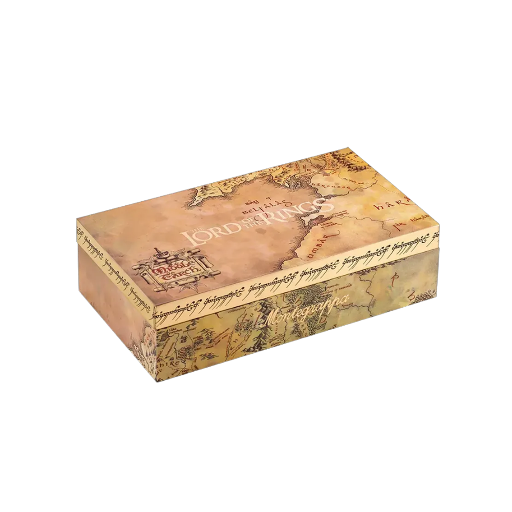 Montegrappa Ode to Bag End Ballpoint Pen, kunstvoll verarbeitet mit Resin-Gehäuse und Messingdetails.