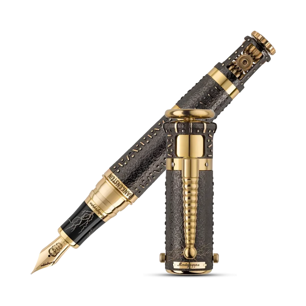 Montegrappa Frankenstein L.E Füllfederhalter aus Resin und Messing mit 18k Goldfeder