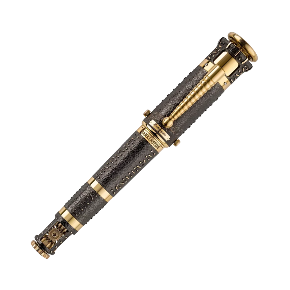 Montegrappa Frankenstein L.E Füllfederhalter aus Resin und Messing mit 18k Goldfeder