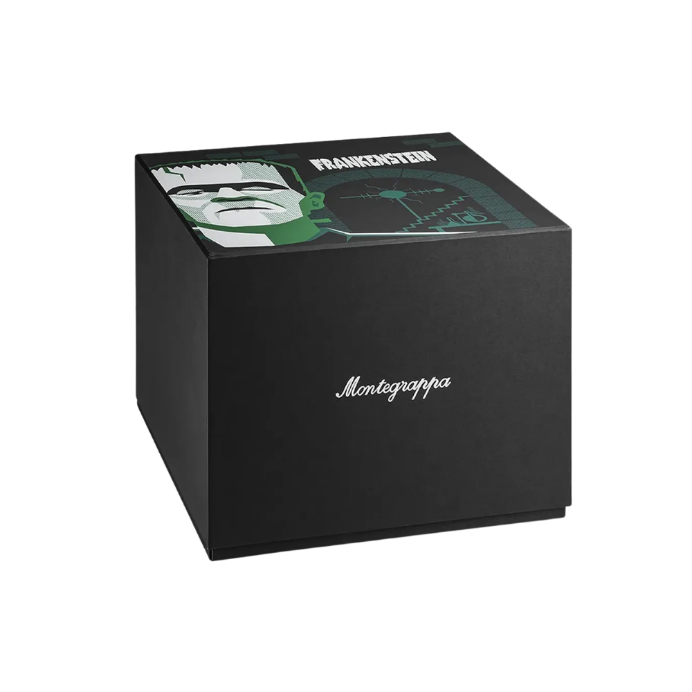 Montegrappa Frankenstein L.E Rollerball aus Resin und Messing mit markanten Zierelementen