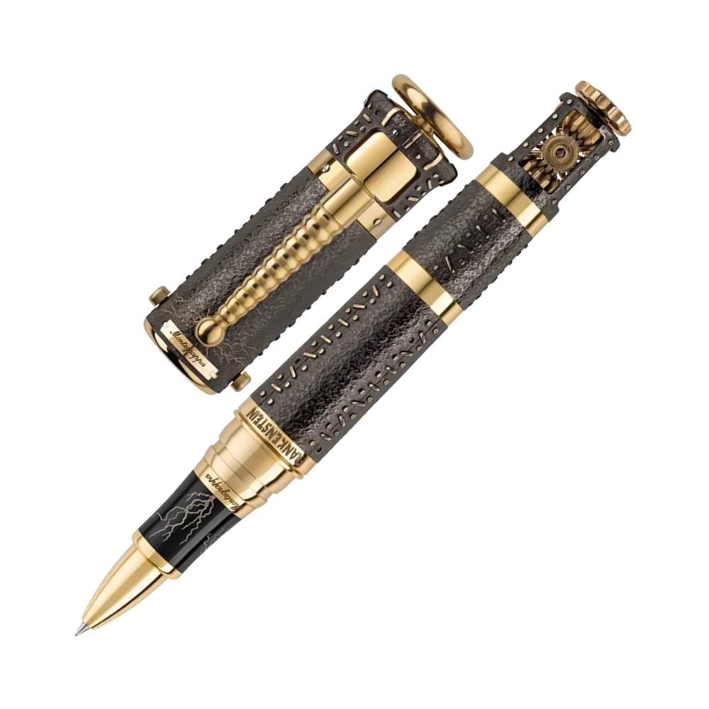Montegrappa Frankenstein L.E Rollerball aus Resin und Messing mit markanten Zierelementen