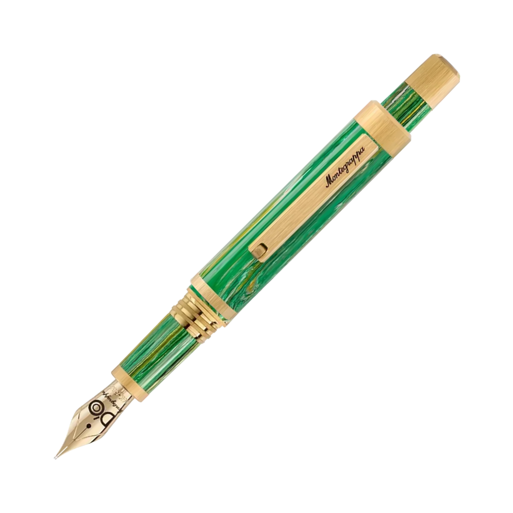 Montegrappa Quattro Stagioni by D’O Füllfederhalter aus Edelstahl, Montegrappite Resin und Saphir