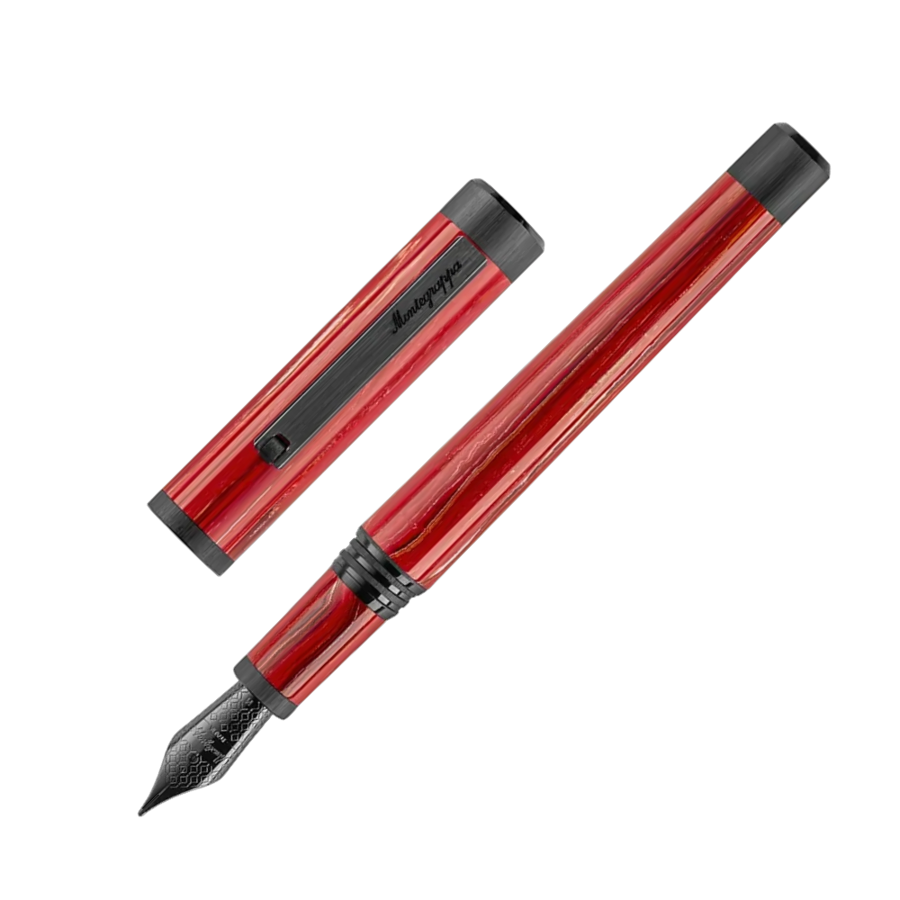 Montegrappa Zero Zodiac Aries Ultra Red fountain pen packaging with minimalistic design