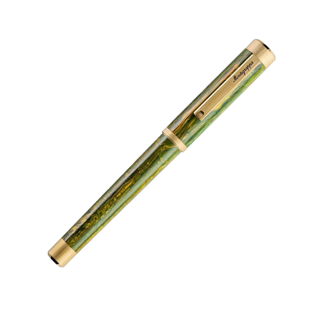 Montegrappa Zero Zodiac Gemini Yellow Gold IP Füllfederhalter