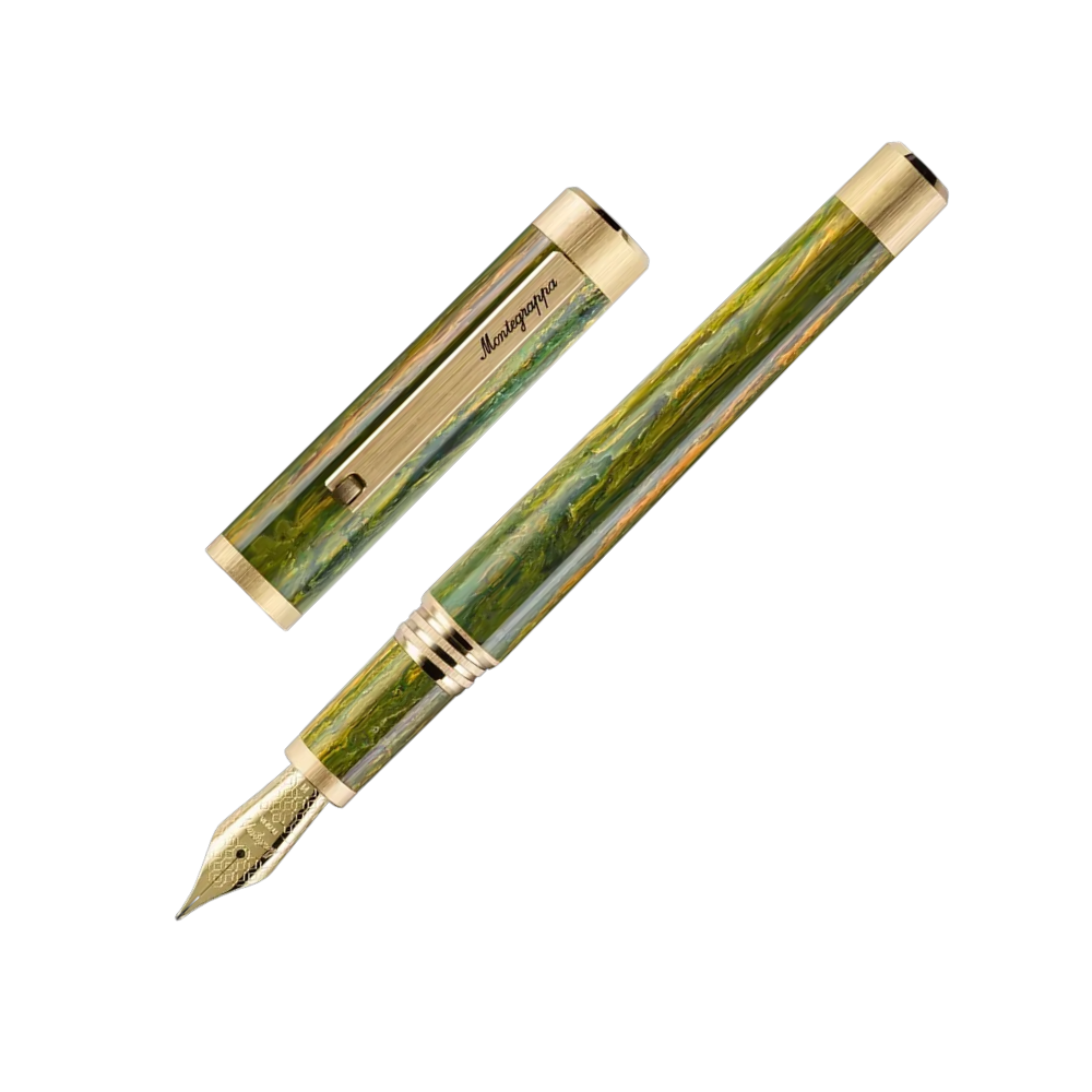 Montegrappa Zero Zodiac Gemini Yellow Gold IP Füllfederhalter