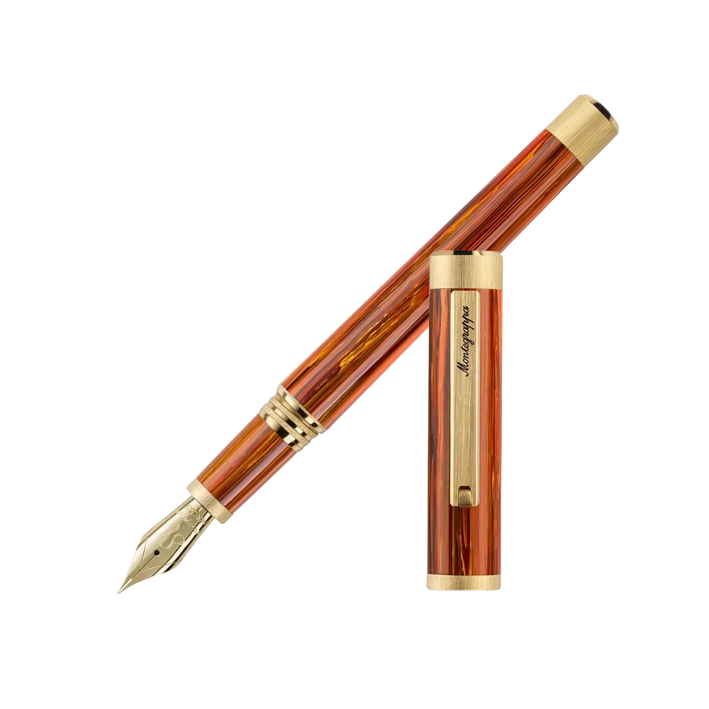Montegrappa Zero Zodiac Leo Yellow Gold IP Füllfederhalter