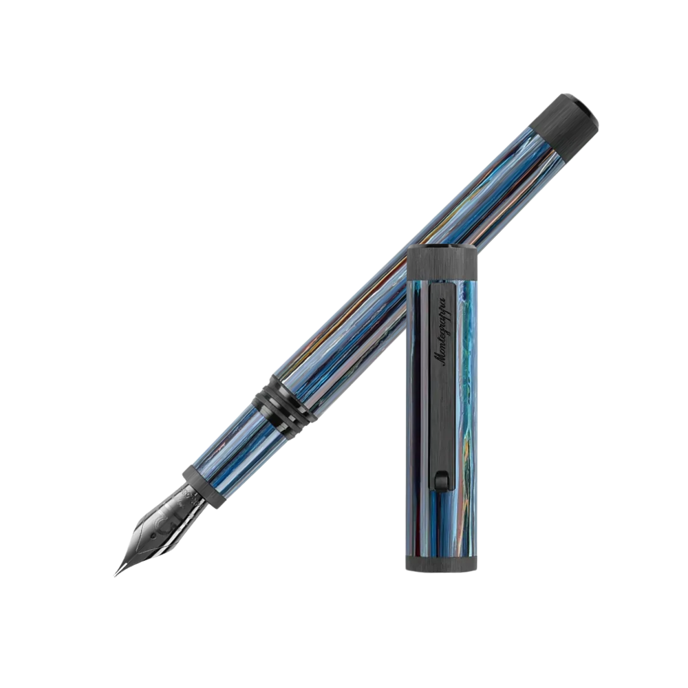 Montegrappa Zero Zodiac Libra Ultra Black IP Füllfederhalter