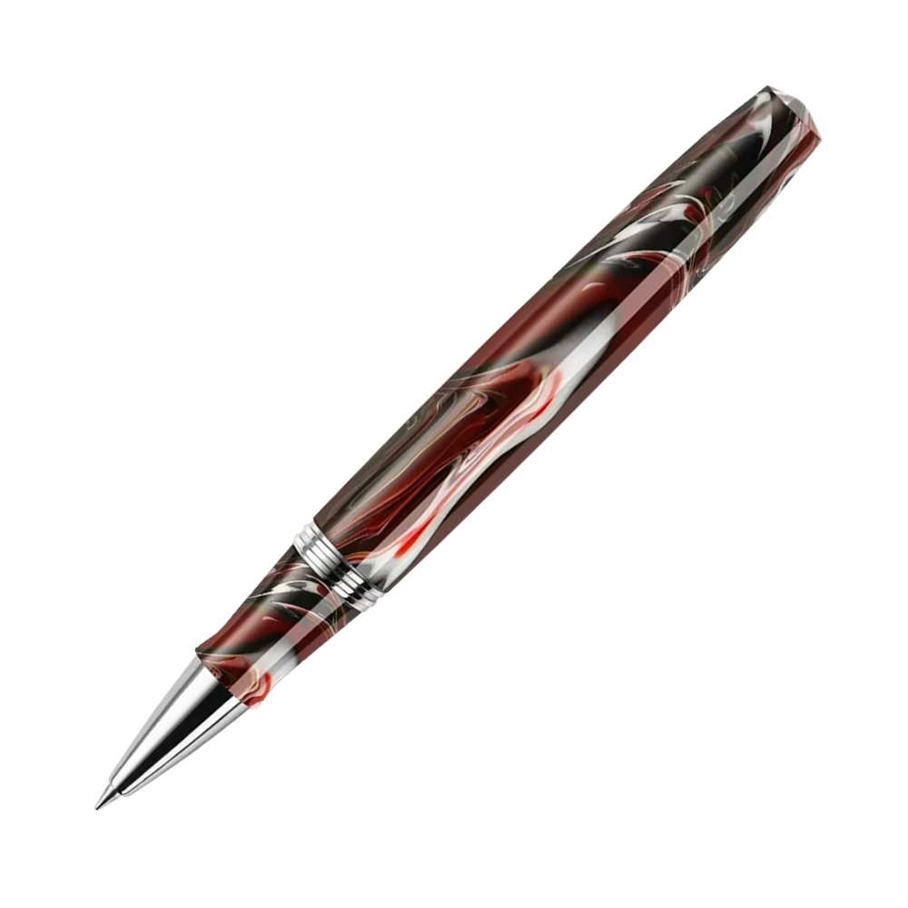 Montegrappa Elmo 02 Croda Rossa Rollerball Pen, Detailansicht des Schaftes