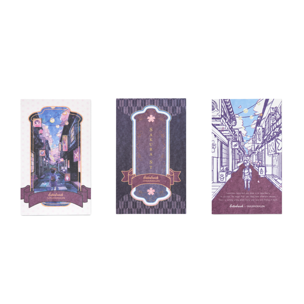 Esterbrook Sakura Street Post Cards